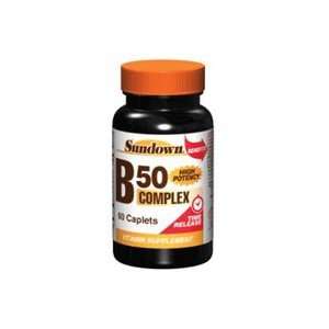 Sundown vitamin B 50 complex time release tabs promote energy 
