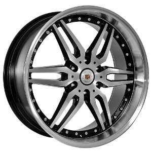  22 Inch Giovanna Wheels Rims Black (set of 4) Automotive