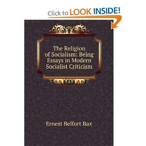  The Religion Of Socialism ErnestBelfort Bax Books