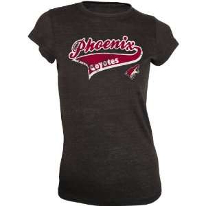   Hockey Phoenix Coyotes Womens Ribbon Triblend T Shirt Medium Sports