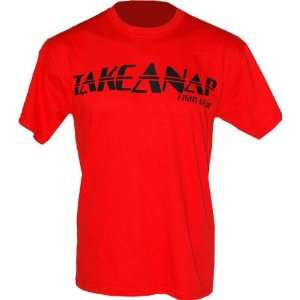  Take A Nap Logo Description Red Shirt (SizeL) Sports 