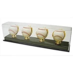  BCW Deluxe Acrylic Four Gold Glove Baseball Display 