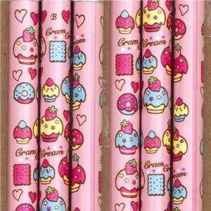   pink cupcake wooden pencil sweets by Cream Cream Japan Toys & Games