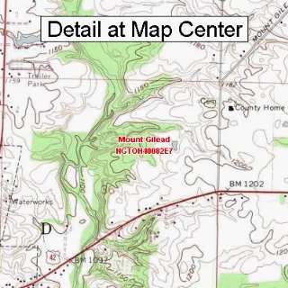   Map   Mount Gilead, Ohio (Folded/Waterproof): Sports & Outdoors