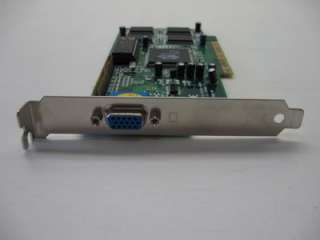 This is an ATI 3D Rage IIC AGP Video Card, P/N 9806 05 Includes 1 year 