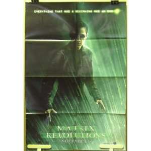   Matrix Revolution Keanu Reeves Lawrence Fishburne F72 