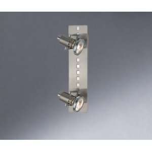   Nickel and Chrome Fizz Fizz Two Bulb Wall Sconce