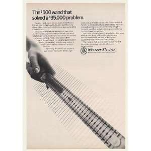  1968 Bell Telephone Western Electric Diode Wand Print Ad 