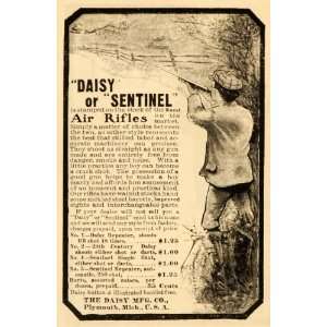   Vintage Ad Daisy Sentinel Air Rifle Boy Antique   Original Print Ad