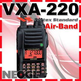   VXA 220 Air Band radio. 100% new, factory packed and never been used