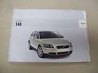 volvo s40 owners manual  