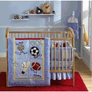  Littlee Rookie 4 Piece Crib Bedding Set: Baby