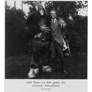  John Albert Bauer,1882 1918,Great Troll Dunseklamp: Home 