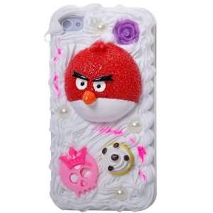  Angry Bird 3D Cake Back Cover for iPhone 4 Everything 