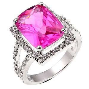  Celebrity Inspired Cubic Zirconia Fusia Engagement Ring in 