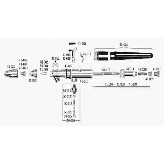   Airbrush Complete Kit With Fine/Medium/Heavy Nozzles Toys & Games