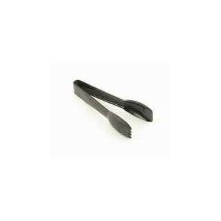   460603 Black 6 Inch High Heat Plastic Carly Salad Tong (Case of 12