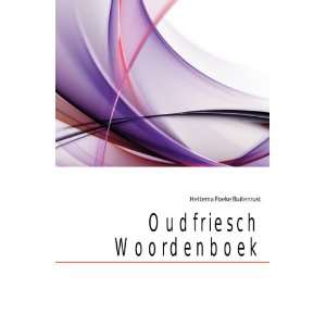  Oudfriesch Woordenboek Hettema Foeke Buitenrust Books