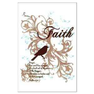  Large Poster Faith Dove   Christian Cross Dove: Everything 
