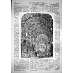  1869 Chapel KingS College Strand London Architecture 