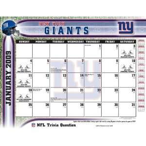    New York Giants 2009 22 x 17 Desk Calendar