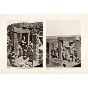  1906 Print Lesser Hanafiyeh Sinai Egypt Archeology Geology 