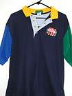 Mens Outer Banks Fiesta Casino Hotel Large Polo Shirt Blue