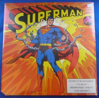SEALED VINTAGE 1975 STORY   SUPERMAN POWER RECORDS 8156  