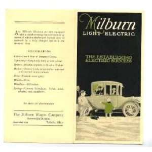  MILBURN Light Electric Car Brochure 1918 