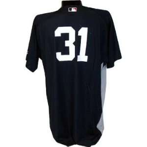 Michael Dunn #31 2009 Yankees Game Used Home Batting Practice Jersey 