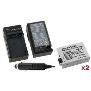  2 Battery+Charger for Canon LP E8 Rebel T2i EOS Kiss X4 