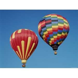  Colorful Hot Air Balloons in Sky, Albuquerque, New Mexico 