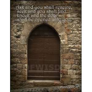   shall find knock and the door shall be opened unto you. Home
