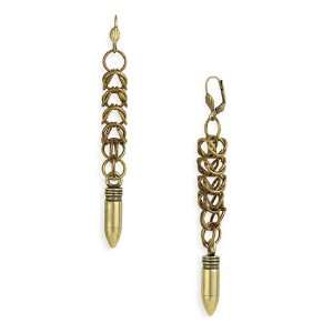 Micha Design Chainmail Bullet Earrings Jewelry
