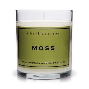  K. hall designs Vegetable Wax Candle   Moss: Home 