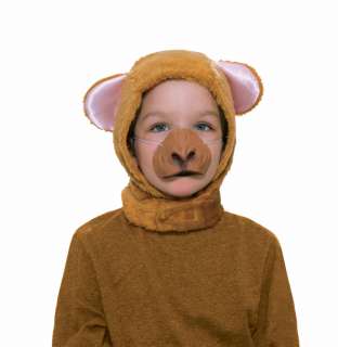 Monkey Hood Nose Animal Costume Set Child Standard New  