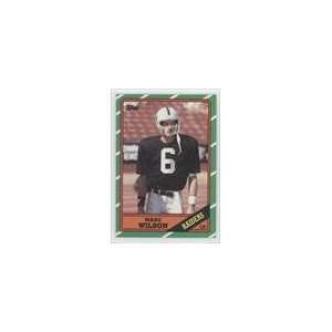  1986 Topps #61   Marc Wilson Sports Collectibles