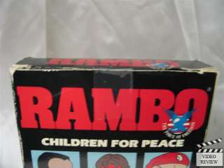Rambo   Children For Peace VHS Rambo Cartoon Series  