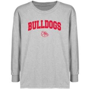    Gonzaga Bulldogs Youth Ash Logo Arch T shirt   