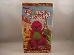 Barney   What a World We Share (VHS, 1999) 045986020321  