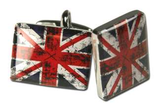 Ben Sherman Union Jack UK British London Flag Cufflinks  