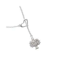  Tree of Life Heart Lariat Charm Necklace: Arts, Crafts 