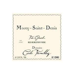  Domaine Cecile Tremblay Morey saint denis Tres Girard 2009 