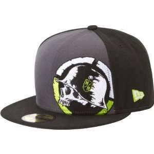 Metal Mulisha Bisect Mens Fitted Sports Wear Hat   Black/Green / Size 