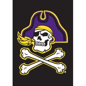  East Carolina ECU Pirates Applique Embroidered Mini Window 