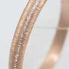 Sterling Silver/925 Rose Gold Vermeil/Clad Satin/Woven 