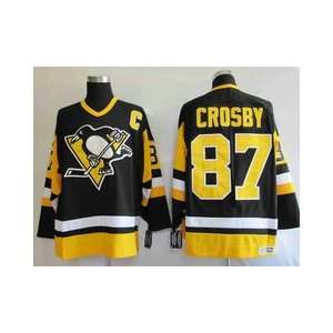   Pittsburgh Penguins Black/yellow Hockey Jersey Sz50