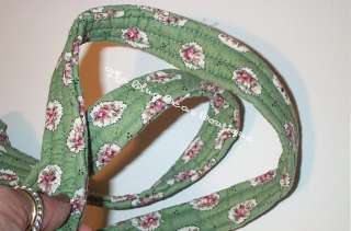 Vera Bradley Retired  Green Leaf  pattern Small Duffel bag 