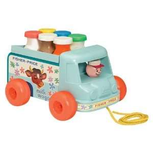  Milk Wagon   Fisher Price Classic Pull Toy: Toys & Games