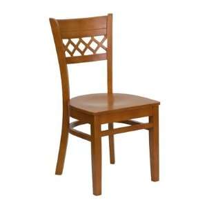  Hercules Series Lattice Back Wooden Restaurant Chair 